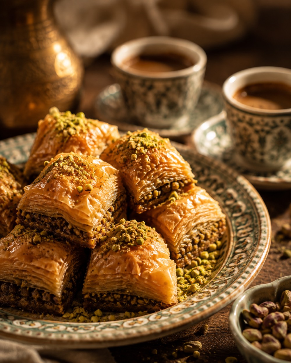 Баклава и ливанско кафе / Baklava and Lebanese coffee