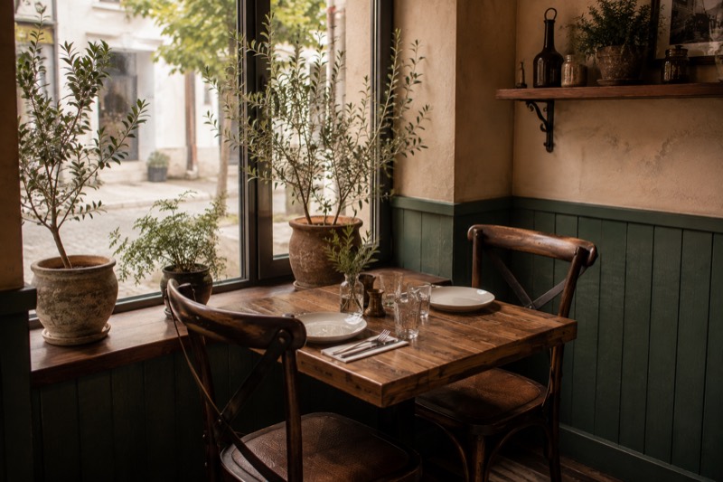 Маса за двама до прозореца / Table for two by the window